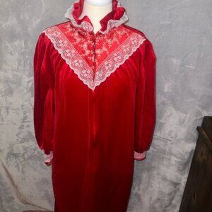 Vintage‎ Ashley Ames velvet Women's grandmacore M EUC